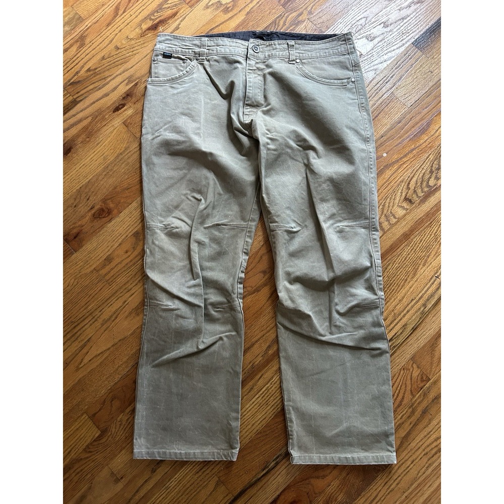 KUHL Mens Rydr Patina Dye Pants Brown Size 38x30 Work Camp Hiking Gorp Outdoor